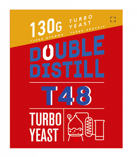 Дрожжи спиртовые Double Distill T48, 130 г
