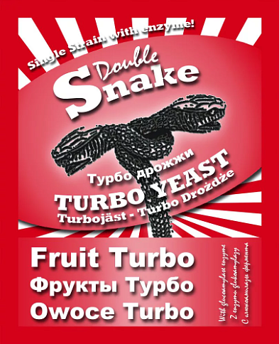Дрожжи спиртовые DoubleSnake Fruit Turbo, 50 г